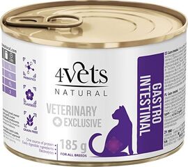 4VETS NATURAL GASTRO INTESTINAL CAT - WET CAT FOOD - 185 G