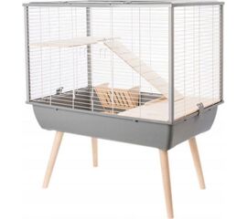 ZOLUX CAGE NEO MUKI LARGE RODENTS H58, GRAY COLOR