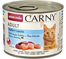 ANIMONDA CAT CARNY ADULT CHICKEN WITH SALMON - WET CAT FOOD - 200G