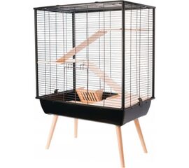 ZOLUX CAGE NEO COZY LARGE RODENTS H80, BLACK COLOR