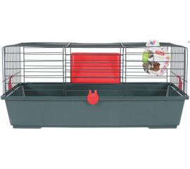 ZOLUX CAGE FOR LARGE RODENTS CLASSIC 80 CM GREY/RED