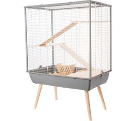 ZOLUX CAGE NEO COZY LARGE RODENTS H80, GREY COLOR