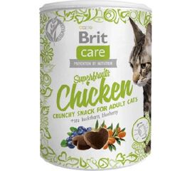 BRIT CARE CAT SNACK SUPERFRUITS CHICKEN - CAT TREAT - 100 G