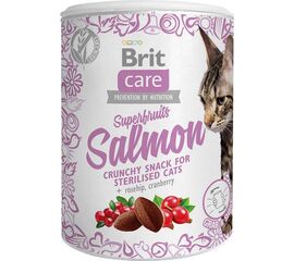 BRIT CARE SUPERFRUITS SALMON - CAT TREATS - 100 G