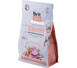 BRIT CARE GRAIN-FREE SENSITIVE TURKEY&SALMON - DRY CAT FOOD - 400 G