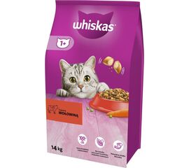 WHISKAS ‎WHISKAS 325614 DRY CAT FOOD ADULT BEEF 14 KG