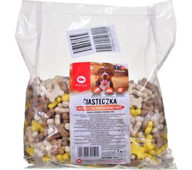 MACED BONES COOKIES VANILLA MIX - DOG TREAT - 1 KG