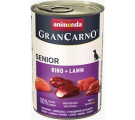 ANIMONDA GRANCARNO SENIOR FLAVOR: BEEF AND LAMB - 400G CAN