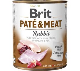 BRIT WET DOG FOOD BRIT PATÉ & MEAT RABBIT 800 G