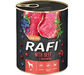 DOLINA NOTECI RAFI WET DOG FOOD WITH BEEF, BLUEBERRIES AND CRANBERRIES - 800G