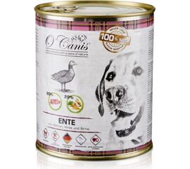 O'CANIS CANNED DOG FOOD- WET FOOD- DUCK, MILLET AND CARROTS -  800 G