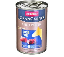 ANIMONDA GRANCARNO SINGLE PROTEIN FLAVOR: HORSE MEAT - 400G CAN