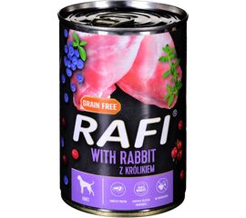 DOLINA NOTECI RAFI RABBIT, BLUEBERRY, CRANBERRY - WET DOG FOOD 400 G