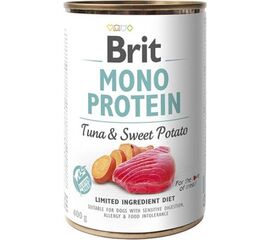 BRIT WET DOG FOOD BRIT MONO PROTEIN TUNA WITH SWEET POTATO 400 G