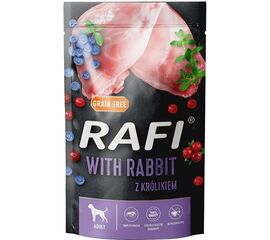 DOLINA NOTECI RAFI RABBIT, BLUEBERRY, CRANBERRY - WET DOG FOOD - 500G