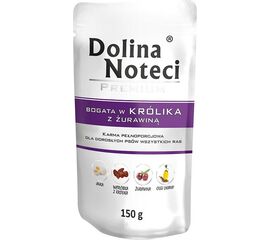 DOLINA NOTECI 5902921300748 DOGS MOIST FOOD RABBIT ADULT 150 G