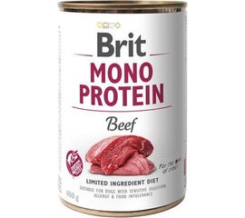 BRIT MONO PROTEIN BEEF - WET DOG FOOD - 400 G