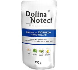 DOLINA NOTECI PREMIUM RICH IN COD WITH BROCCOLI - WET DOG FOOD - 150G