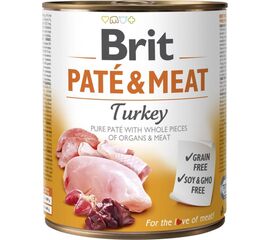 BRIT PATÉ & MEAT WITH TURKEY - 800G