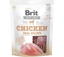 BRIT JERKY CHICKEN REAL FILLETS - CHICKEN - DOG SNACK - 200 G
