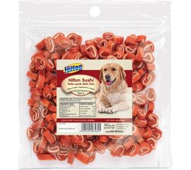 HILTON SUSHI ROLLS LAMB WITH FISH - DOG TREAT - 500 G