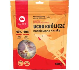 MACED DUCK WITH RABBIT EAR - DOG CHEW - 500G