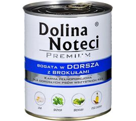 DOLINA NOTECI PREMIUM RICH IN COD AND BROCCOLI - WET DOG FOOD - 800 G