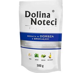 DOLINA NOTECI PREMIUM RICH IN COD WITH BROCCOLI - WET DOG FOOD - 500G