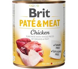 BRIT PATÉ & MEAT WITH CHICKEN - 800G