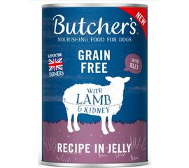 BUTCHER'S ORIGINAL RECIPE IN JELLY LAMB - WET DOG FOOD - 400G