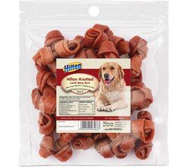 HILTON KNOTTED LAMB BONE 6 CM - DOG CHEW - 500G