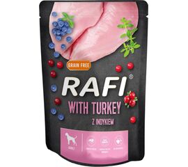 DOLINA NOTECI RAFI - WET DOG FOOD - TURKEY, BLUEBERRY, CRANBERRY 300 G