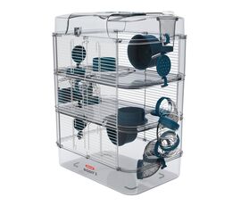 ZOLUX RODY3 TRIO - RODENT CAGE - BLUE