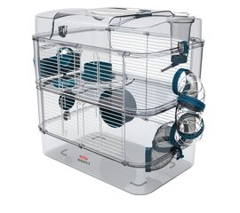ZOLUX RODY3 DUO - RODENT CAGE - BLUE