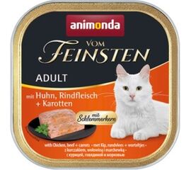 ANIMONDA VOM FEINSTEN CLASSIC CAT SMAK: KURCZAK, WOŁOWINA + MARCHEWKA 100G