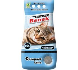 SUPER BENEK CERTECH SUPER BENEK COMPACT NATURAL - CAT LITTER CLUMPING 10 L