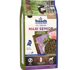BOSCH HUNDEFUTTER MAXI SENIOR GEFLÜGEL, 1ER PACK (1 X 12.5 KG) POULTRY, RICE