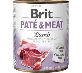BRIT PATÉ & MEAT WITH LAMB - 800G