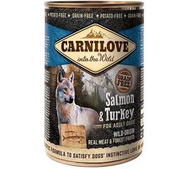 CARNILOVE INTO THE WILD SALMON&TURKEY - WET DOG FOOD - 400 G