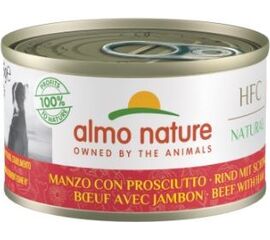 ALMO NATURE HFC NATURAL BEEF AND HAM - WET FOOD FOR ADULT DOGS - 95 G