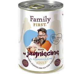 FAMILY FIRST ADULT LAMB WITH POTATO - WET DOG FOOD - 400 G