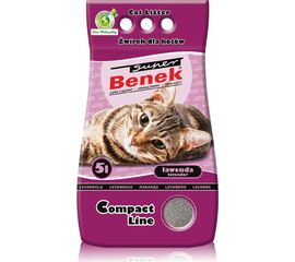 SUPER BENEK CERTECH SUPER BENEK COMPACT LAVENDER - CAT LITTER CLUMPING 5 L