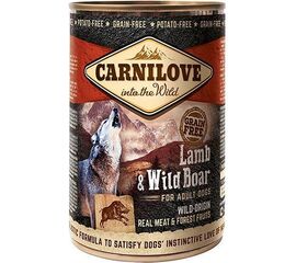 CARNILOVE INTO THE WILD LAMB&WILD BOAR - WET DOG FOOD - 400 G
