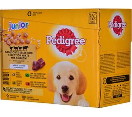 PEDIGREE JUNIOR SELECTION MIX - WET DOG FOOD - 12X100 G