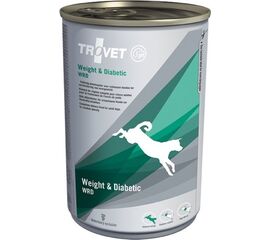 TROVET WEIGHT & DIABETIC WRD WITH CHICKEN - WET DOG FOOD - 400 G