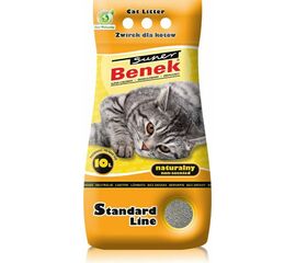 SUPER BENEK CERTECH SUPER BENEK STANDARD NATURAL - CAT LITTER CLUMPING 10 L