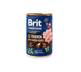 BRIT PREMIUM BY NATURE CHICKEN AND HEARTS - WET DOG FOOD - 400 G