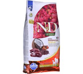 FARMINA N&D QUINOA DOG SKIN&COAT VENISON&COCONUT ADULT MEDIUM&MAXI - DRY DOG FOOD - 7 KG