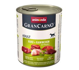 ANIMONDA GRANCARNO BEEF + RABBIT WITH HERBS PARSLEY, BEEF, RABBIT ADULT 800 G