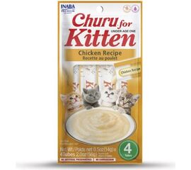INABA CHURU KITTEN CHICKEN - CAT TREAT - 4X14 G